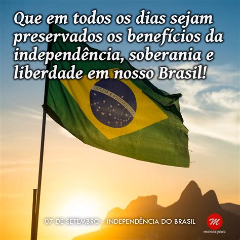 frases curtas sobre a independência do brasil